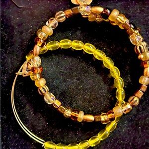 ALEX AND ANI RARE- BOTH  ARE FROM THE VINTAGE66  and Gold Beaded Bracelet Set